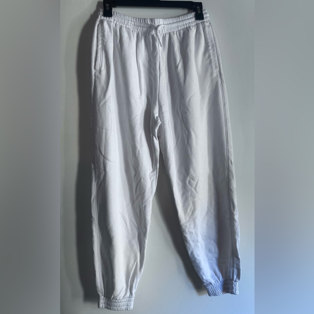 Divided (H&M) White Jogger Sweatpants